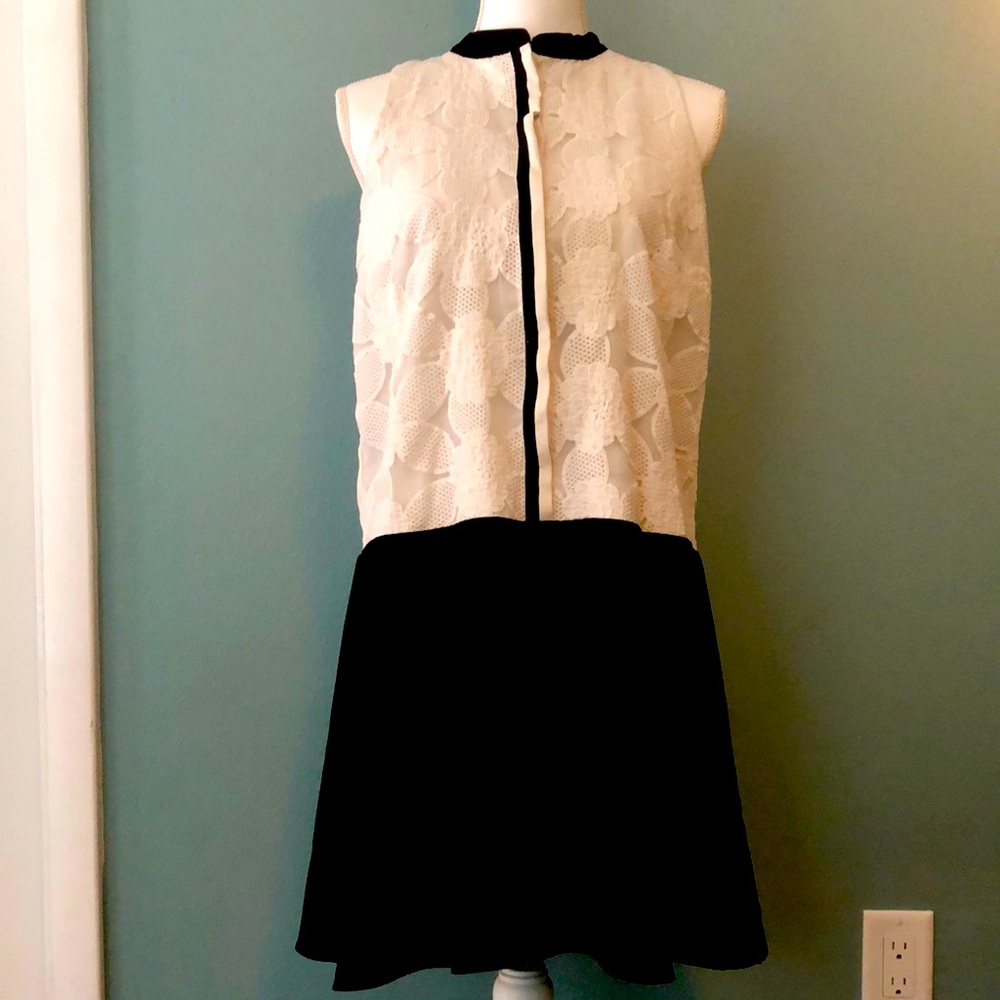 Small black and white dress